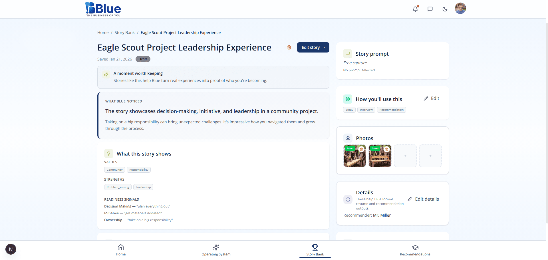 Use it when it counts